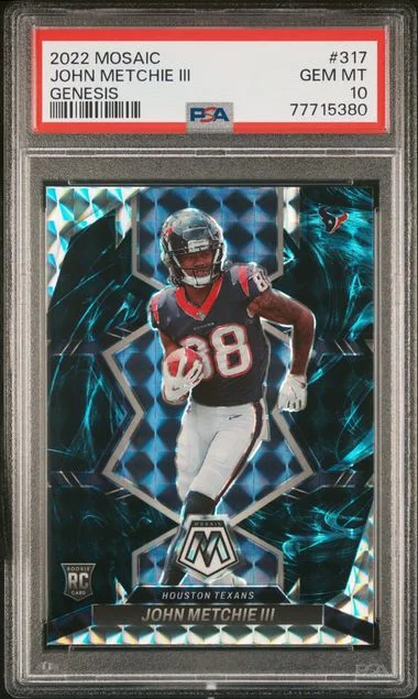 2022 Panini Mosaic John Metchie III Genesis #317 card image