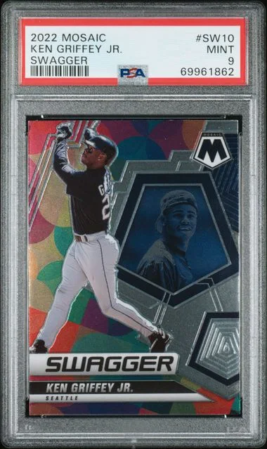 2022 Panini Mosaic Ken Griffey Jr. Swagger #SW-10 card image