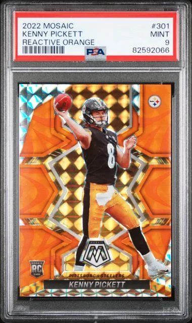 2022 Panini Mosaic Kenny Pickett Variation-Silver #301 card image