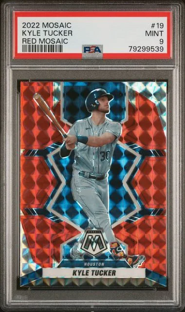 2022 Panini Mosaic Kyle Tucker Red Mosaic #19 card image