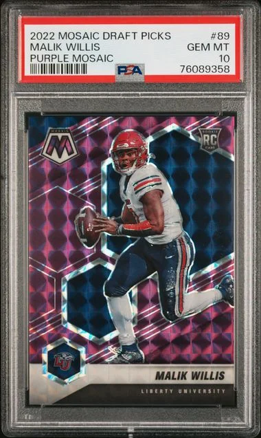 2022 Panini Mosaic Malik Willis Draft Picks #89 card image