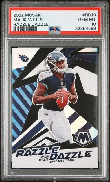 2022 Panini Mosaic Malik Willis Razzle Dazzle #RD-19 card image
