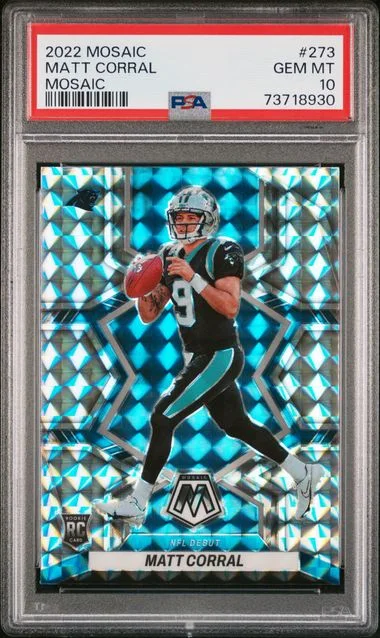 2022 Panini Mosaic Matt Corral Mosaic #273 card image