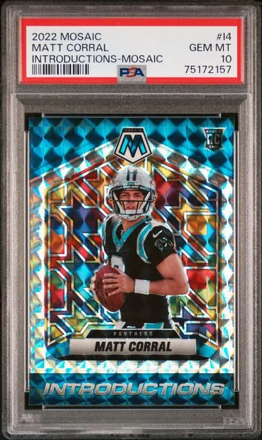 2022 Panini Mosaic Matt Corral Introductions Mosaic #I4 card image