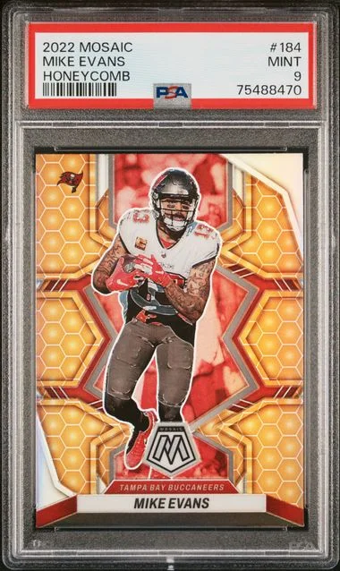 2022 Panini Mosaic Mike Evans Honeycomb #184 card image