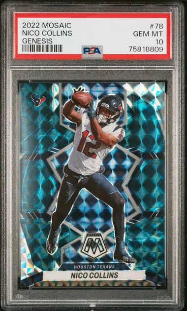 2022 Panini Mosaic Nico Collins Genesis #78 card image