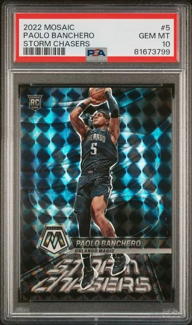 2022 Panini Mosaic Paolo Banchero Storm Chasers #5 card image