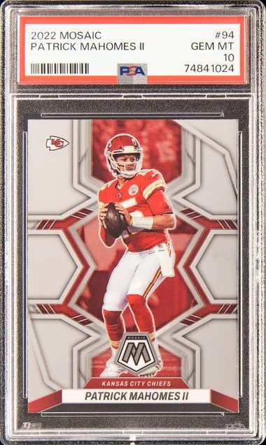 2022 Panini Mosaic Patrick Mahomes II #94 card image