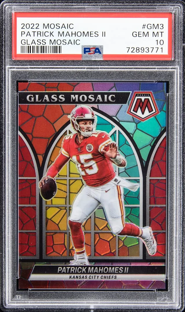 2022 Panini Mosaic Patrick Mahomes II Glass Mosaic #GM-3 card image