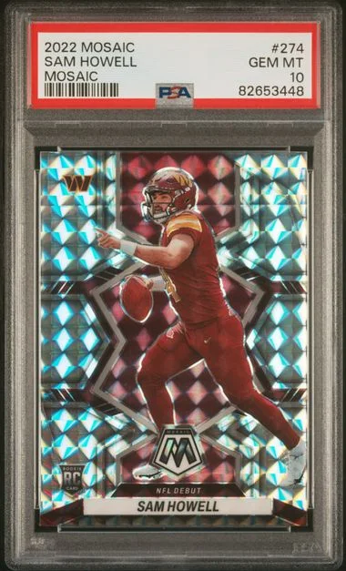 2022 Panini Mosaic Sam Howell Silver Mosaic #274 card image