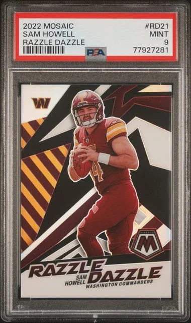 2022 Panini Mosaic Sam Howell Razzle Dazzle #RD21 card image