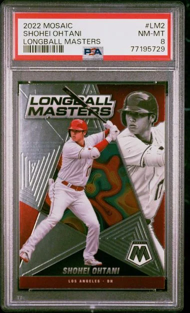 2022 Panini Mosaic Shohei Ohtani Longball Masters #LM2 card image