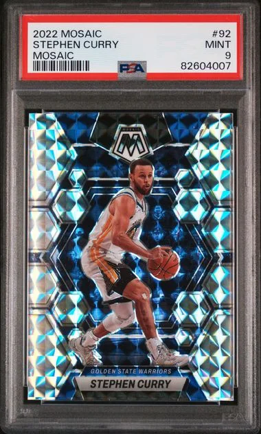 2022 Panini Mosaic Stephen Curry Mosaic #92 card image