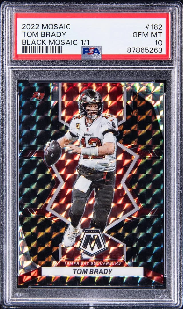 2022 Panini Mosaic Tom Brady #182 card image