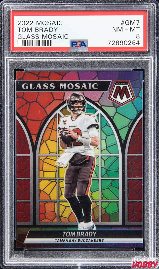 2022 Panini Mosaic Tom Brady Glass #GM7 card image