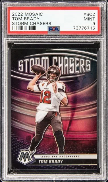 2022 Panini Mosaic Tom Brady Storm Chasers #SC2 card image