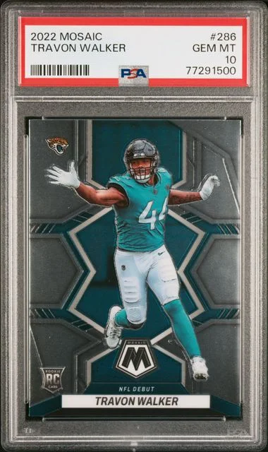 2022 Panini Mosaic Travon Walker #286 card image