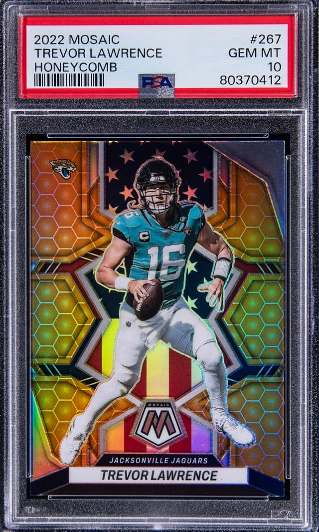2022 Panini Mosaic Trevor Lawrence Honeycomb #267 card image