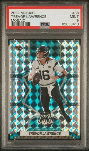 2022 Panini Mosaic Trevor Lawrence Silver Mosaic #88 card image