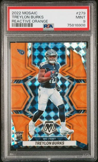 2022 Panini Mosaic Treylon Burks Silver #279 card image