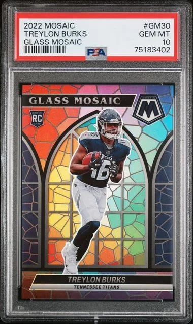 2022 Panini Mosaic Treylon Burks Glass Mosaic #GM-30 card image
