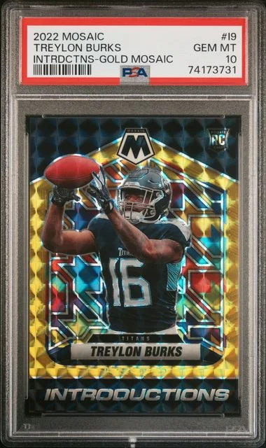 2022 Panini Mosaic Treylon Burks Introductions #I9 card image
