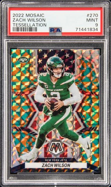 2022 Panini Mosaic Zach Wilson Silver #270 card image