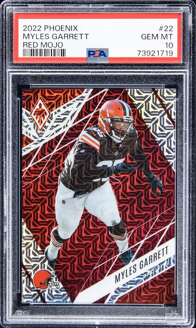2022 Panini Myles Garrett Phoenix Red Mojo #22 card image