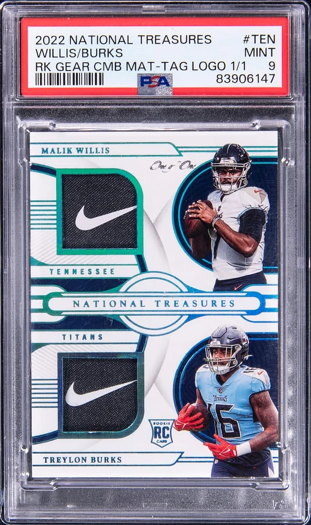 2022 Panini National Treasures Gear Laundry #no-number card image
