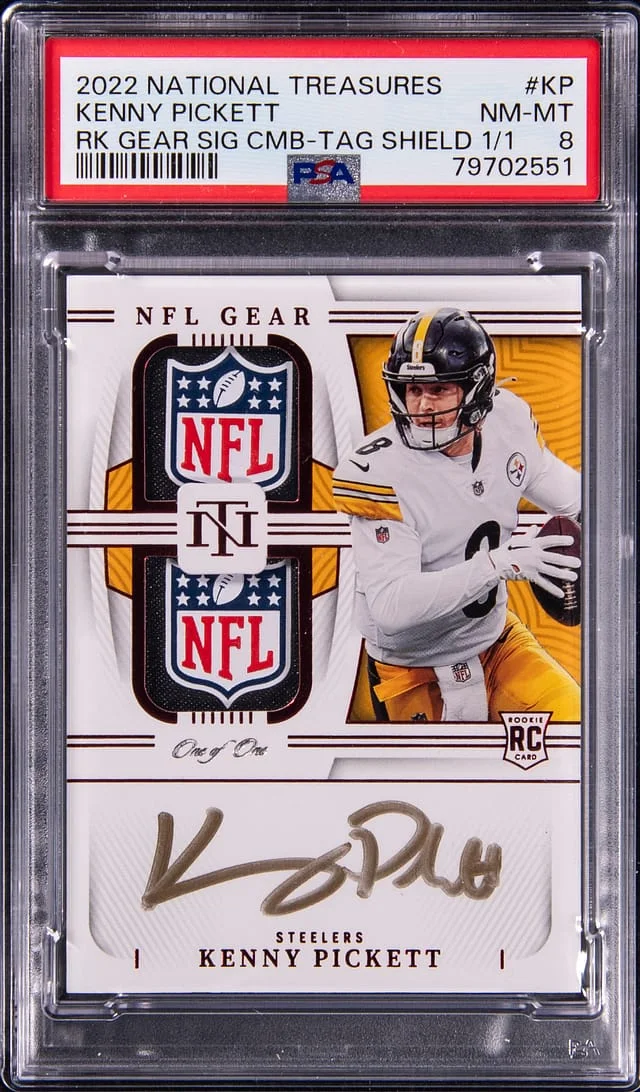 2022 Panini National Treasures Gear Signatures Combo Laundry #no-number card image