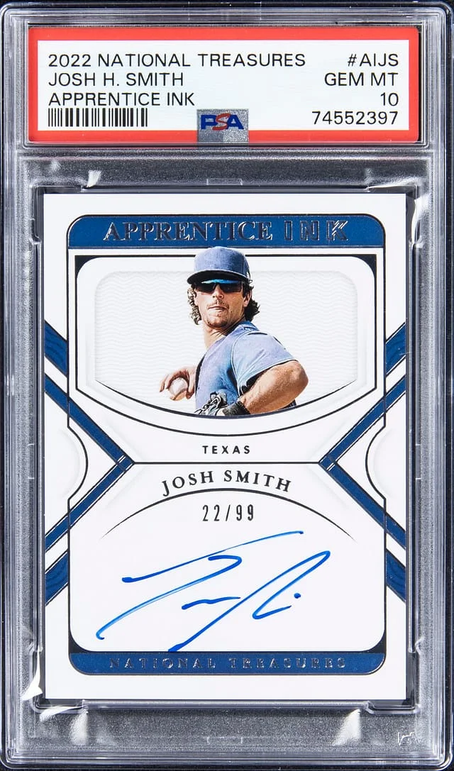 2022 Panini National Treasures Josh H. Smith Apprentice Ink #AIJS card image