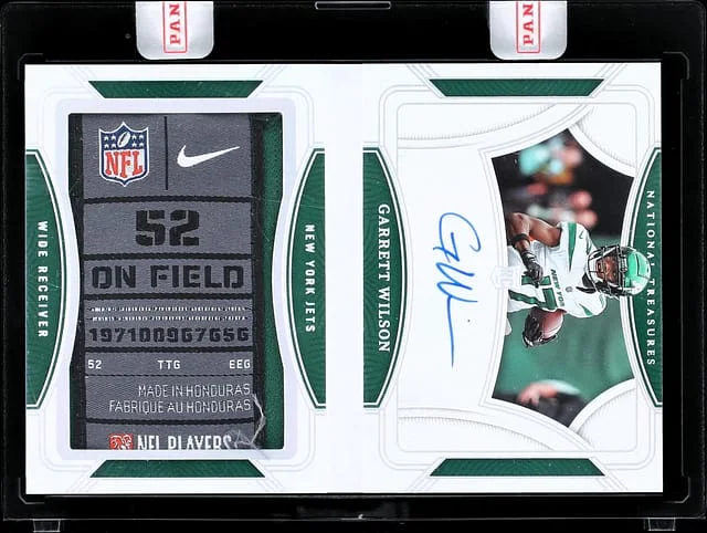 2022 Panini National Treasures Jumbo Prime Signatures Booklet Laundry #no-number card image