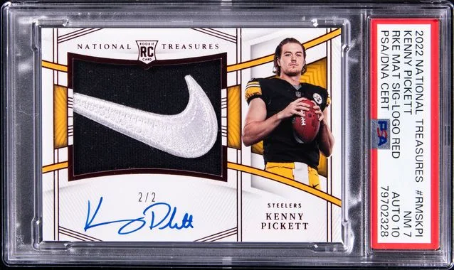 2022 Panini National Treasures Material #no-number card image