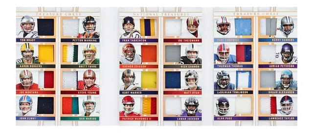 2022 Panini National Treasures Multi-Subject Treasure Chest Prime Booklet #TCH-MVP card image