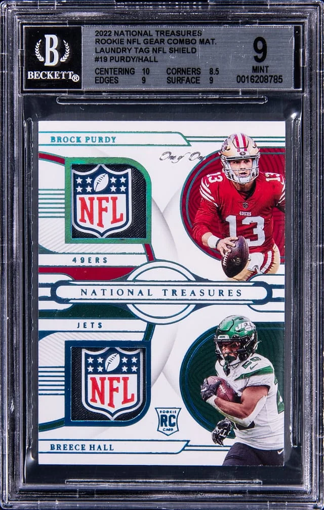 2022 Panini National Treasures NFL Gear Combo Materials Laundry #no-number card image