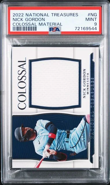 2022 Panini National Treasures Nick Gordon Colossal Materials #CLM-NG card image