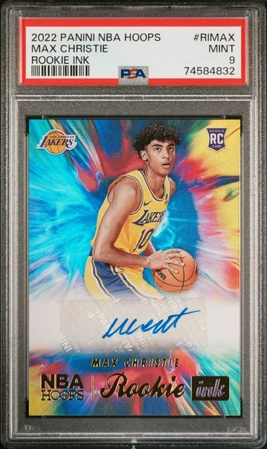 2022 Panini NBA Hoops Ink Rimax Max Christie #no-number card image