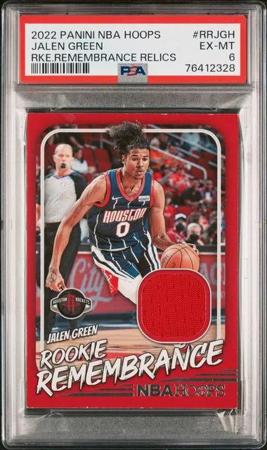 2022 Panini NBA Hoops Remembrance Relics Rrjgh Jalen #no-number card image