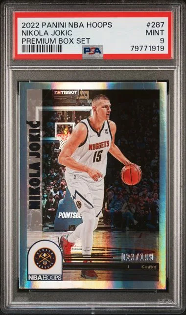 2022 Panini Nikola Jokic NBA Hoops Premium Box Set #287 card image