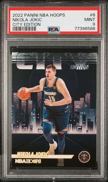 2022 Panini Nikola Jokic NBA Hoops City Edition #6 card image