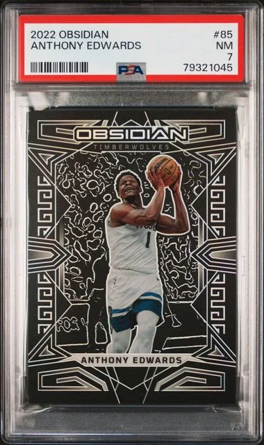 2022 Panini Obsidian Anthony Edwards #85 card image