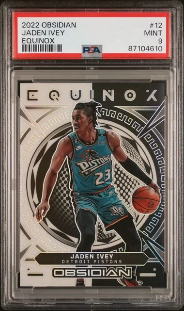 2022 Panini Obsidian Jaden Ivey Equinox #12 card image