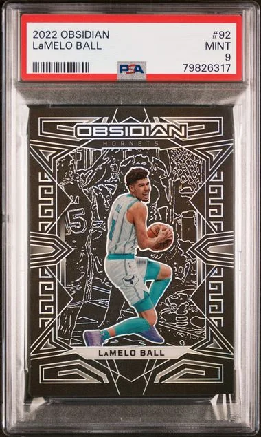 2022 Panini Obsidian Lamelo Ball #92 card image