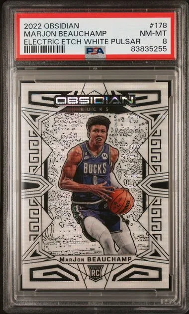 2022 Panini Obsidian Marjon Beauchamp Electric Etch White Pulsar #178 card image