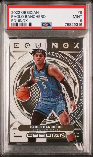 2022 Panini Obsidian Paolo Banchero Volcanix #9 card image