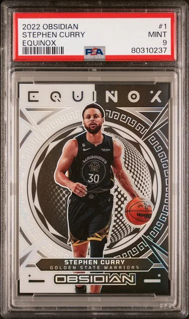 2022 Panini Obsidian Stephen Curry Equinox #1 card image