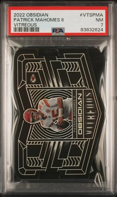 2022 Panini Obsidian Vitreous Vtspma Patrick Mahomes II #no-number card image