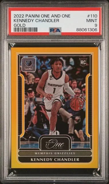 2022 Panini One and One Kennedy Chandler Gold #110 card image