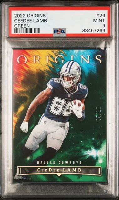 2022 Panini Origins Ceedee Lamb Green #26 card image