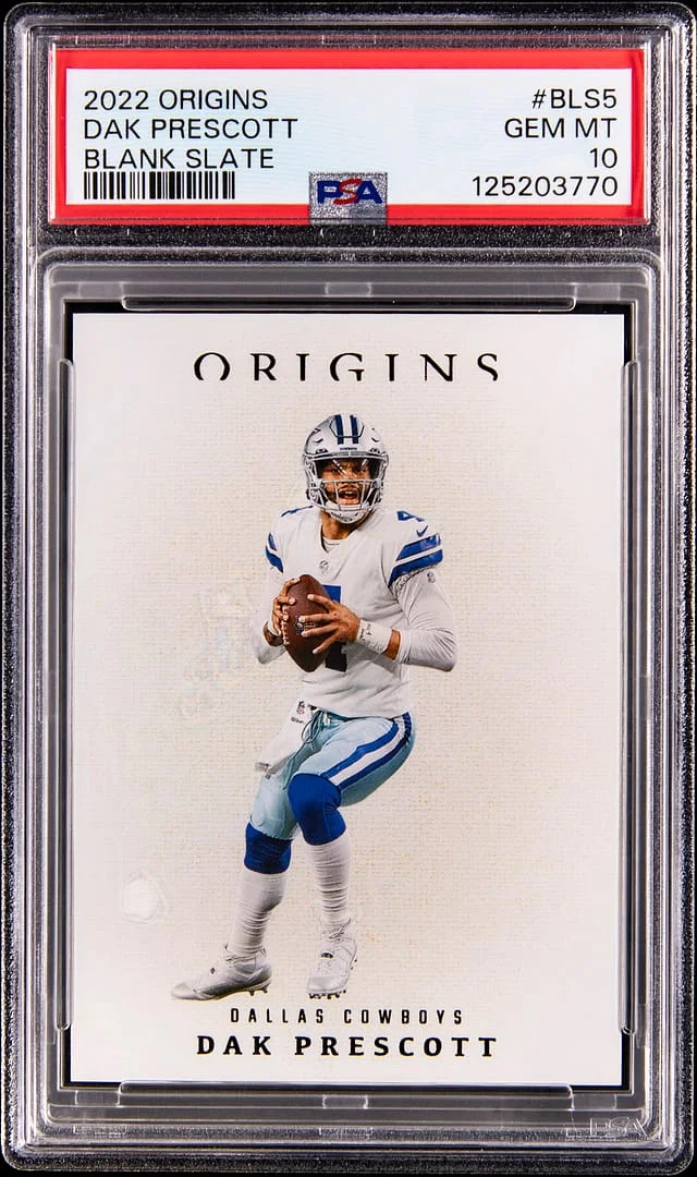 2022 Panini Origins Dak Prescott Blank Slate #BLS-5 card image